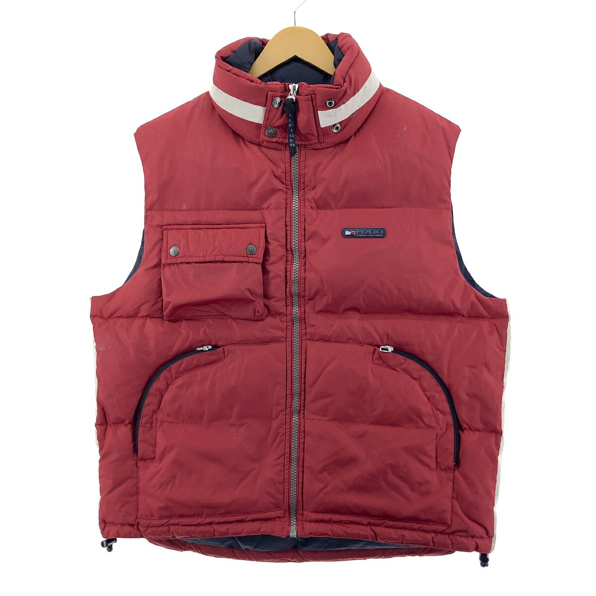 古着 90'S トミーヒルフィガー TOMMY HILFIGER ダウンベスト メンズXL ヴィンテージ /eaa383928 【中古】 【231020】 【SS2506_10】