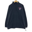 古着 NFL TEAM APPAREL NFL BUFFALO BILLS バッファロービルズ ハーフジップ フリースプルオーバー メンズXL /eaa385746 【中古】 【231028】【P2308】 【SS2403】