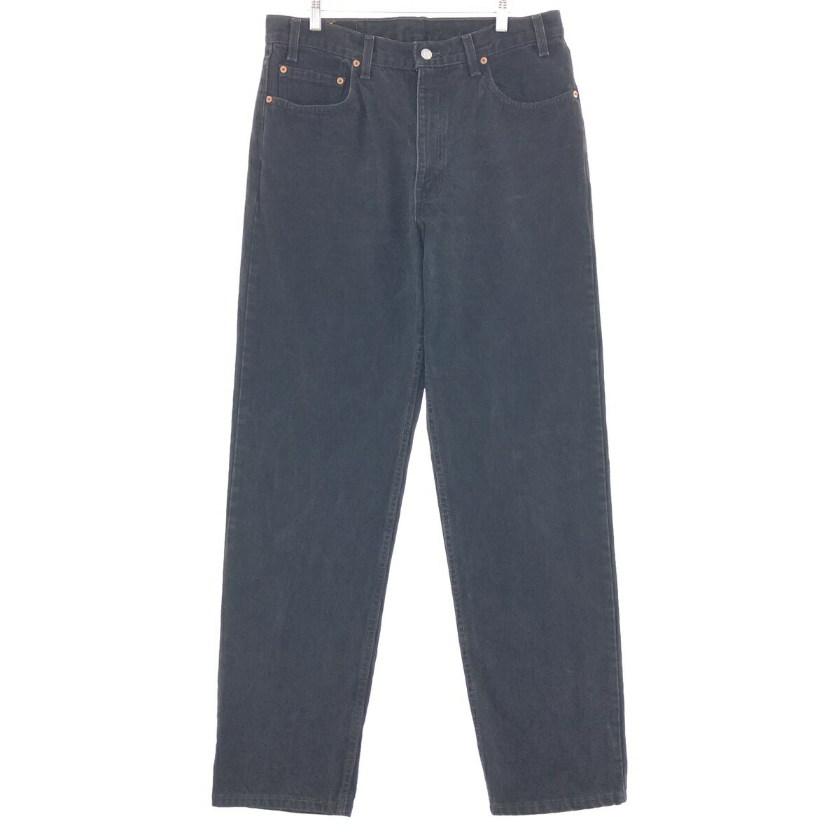 古着 90年代 リーバイス Levi's 550 RELAXED FIT ブラックデニム テーパードデニムパンツ USA製 メンズw36 ヴィンテージ /eaa386020 【中古】 【231120】
