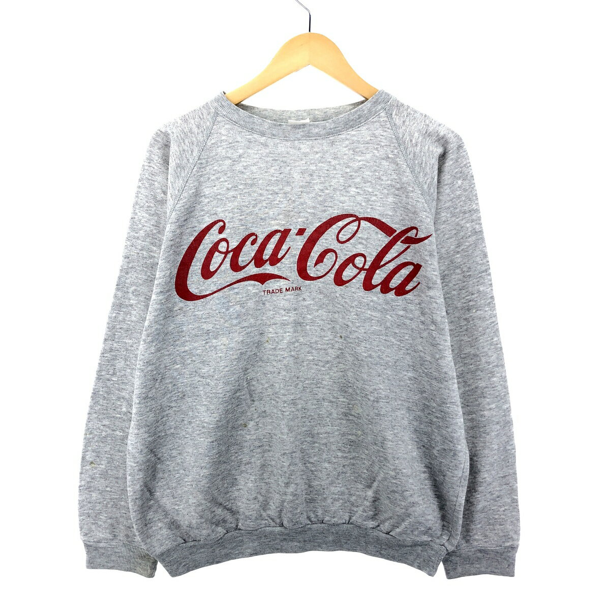 古着 COCA-COLA コカコーラ プリントスウェットシャツ トレーナー メンズXL ヴィンテージ /eaa387657 【中古】 【231113】【P2308】