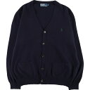 古着 ラルフローレン Ralph Lauren POLO by Ralph Lauren メリノウールニットカーディガン メンズL /eaa387797 【中古】 【231103】