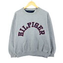 古着 90'S トミーヒルフィガー TOMMY HILFIGER JEANS ロゴスウェット トレーナー メンズM ヴィンテージ /eaa388947 【中古】 【231111】