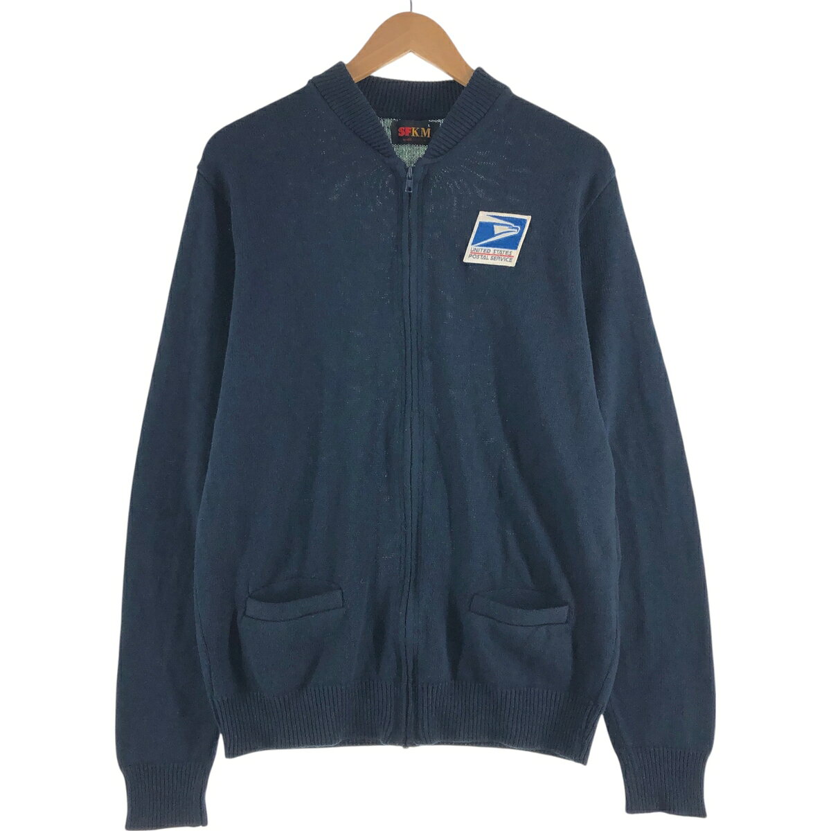 古着 80~90'S SFKM ニットブルゾン USA製 メンズL相当 ヴィンテージ /eaa389470 【中古】 【250216】 【SS2603_30】