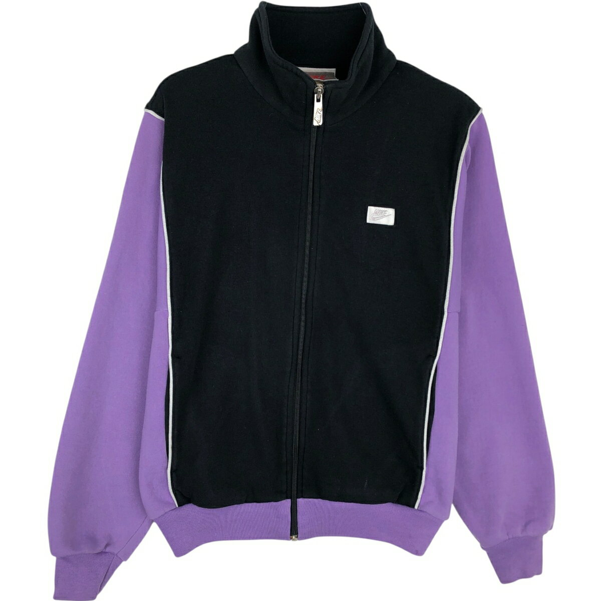 古着 90'S ナイキ NIKE 銀タグ フルジップスウェットシャツ トレーナー メンズM相当 ヴィンテージ /eaa389776 【中古】 【260314】