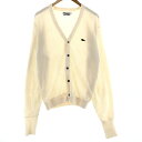 古着 70'S ラコステ LACOSTE IZOD アクリルニットカーディガン メンズL ヴィンテージ /eaa390326 【中古】 【240225】 【SS2506_10】