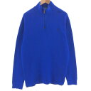 古着 ラルフローレン Ralph Lauren POLO RALPH LAUREN ハーフジップスウェットシャツ トレーナー メンズXL /eaa391232 【中古】 【240318】