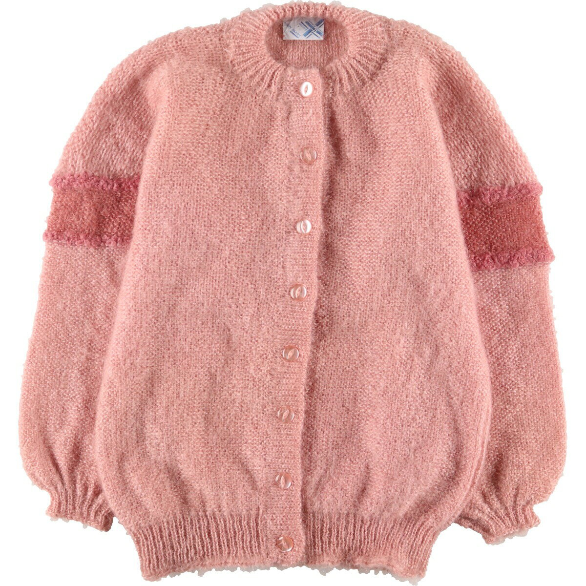 古着 MARY BARRY モヘアニットカーディガン アイルランド製 レディースXL /eaa393156 【中古】 【231126】【エルル】 【SS2406】