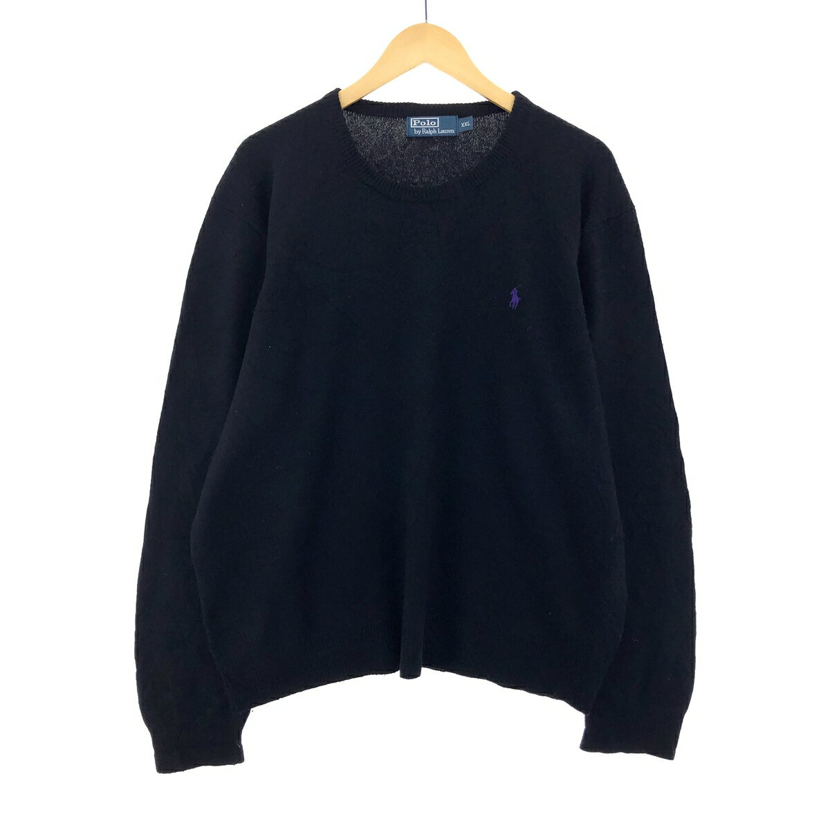 古着 ラルフローレン Ralph Lauren POLO by Ralph Lauren ラムウールニットセーター メンズXXL /eaa394924 【中古】 【231120】