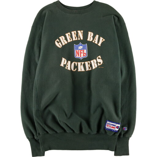 古着 90'S チャンピオン Champion REVERSE WEAVE リバースウィーブ 刺繍タグ NFL GREEN BAY PACKERS グリーンベイパッカーズ プリントスウェットシャツ トレーナー メンズXXL相当 ヴィンテージ /eaa395151 【中古】 【240830】 【SS2506_30】 古着 90'S チャンピオン Champion REVERSE WEAVE リバースウィーブ 刺繍タグ NFL GREEN BAY PACKERS グリーンベイパッカーズ プリントスウェットシャツ トレーナー メンズXXL相当 ヴィンテージ /eaa395151 【中古】 【240830】 【SS2506_30】
