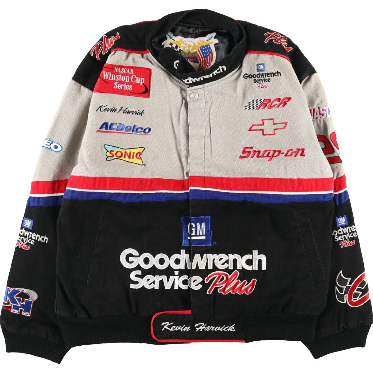 古着 JEFF HAMILTON Goodwrench レーシングジャケット メンズL /eaa397426 【中古】 【231208】【エルル】