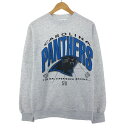 古着 ヘインズ Hanes NFL Carolina Panthers カロライナ パンサーズ プリントスウェットシャツ トレーナー メンズL /eaa398883 【中古】 【231212】