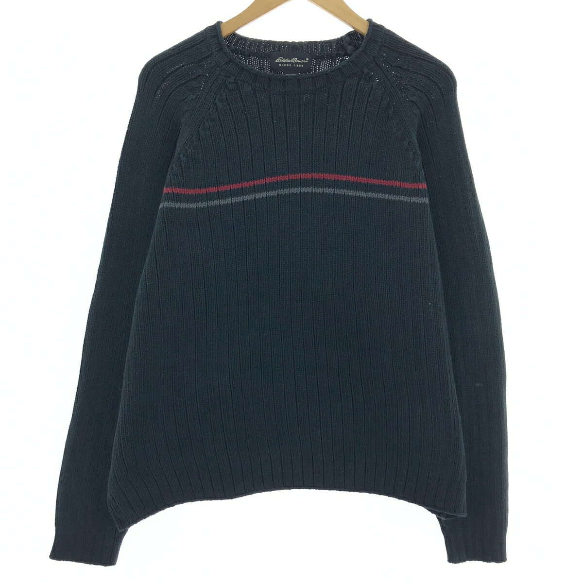 古着 エディーバウアー Eddie Bauer リブ編み ロールネック コットンニットセーター メンズXL相当 /eaa399406 【中古】 【241103】 【SS2506_30】