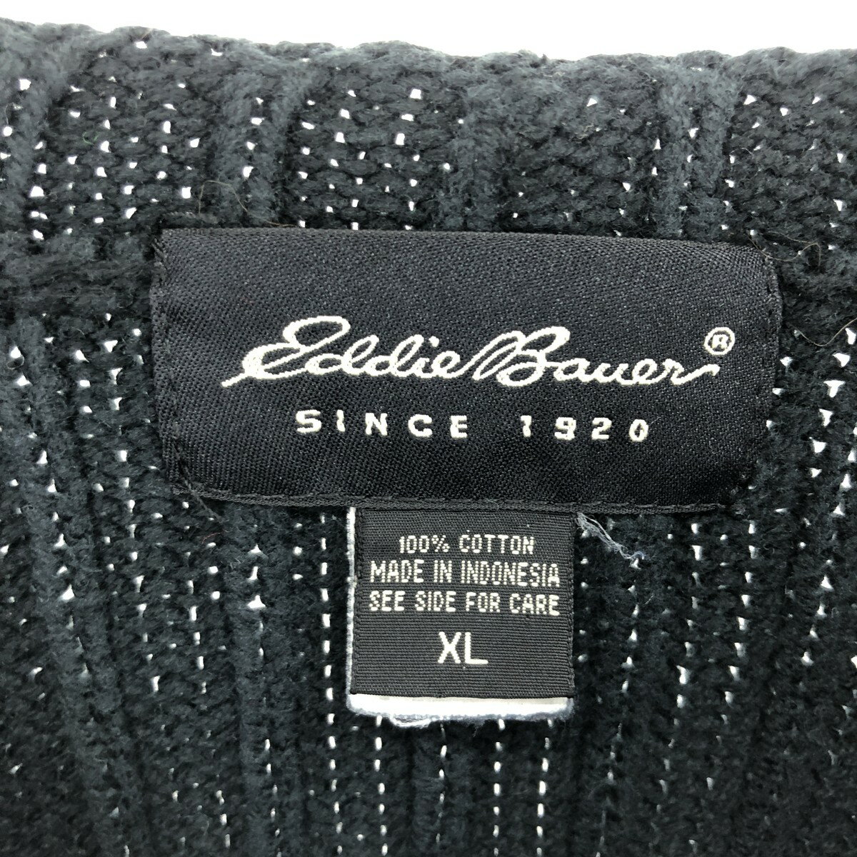 古着 エディーバウアー Eddie Bauer リブ編み ロールネック コットンニットセーター メンズXL相当 /eaa399406 【中古】 【241103】 【SS2506_30】