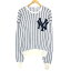 古着 80'S MLB NEW YORK YANKEES ニューヨークヤンキース ストライプ柄 コットンニットセーター USA製 メンズL ヴィンテージ /eaa399712 【中古】 【240409】