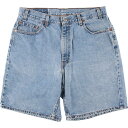 古着 90'S リーバイス Levi's 550 RELAXED FIT デニムショーツ ショートパンツ USA製 メンズw36 ヴィンテージ /eaa400039 ss2503_30