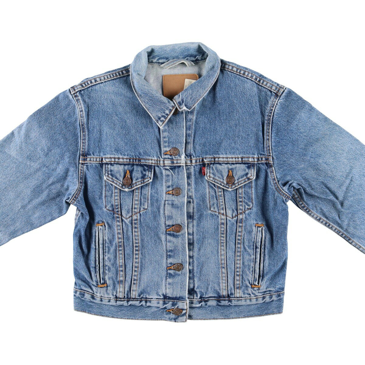 古着 90'S リーバイス Levi's 77715-0229 デニムジャケット Gジャン USA製 レディースS相当 ヴィンテージ /eaa400642 【中古】 【241208】 【ADEL/アデル】 【SS2509_30】