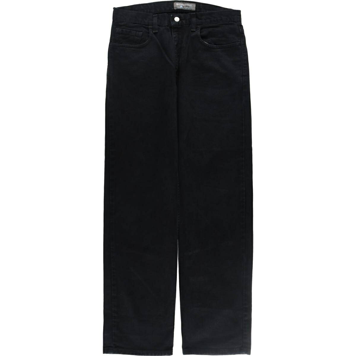 古着 00'S リーバイス Levi's SILVER TAB シルバータブ RELAXED FIT ブラックデニム テーパードデニムパンツ USA製 メンズw33相当 /eaa401933 【中古】 【241226】