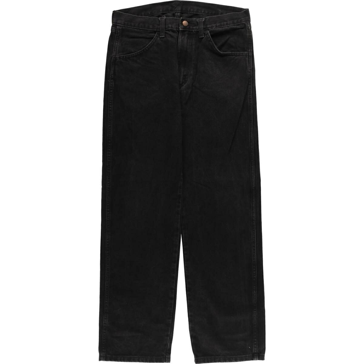 古着 ラスラー RUSTLER ブラックデニム ストレートデニムパンツ メンズw34相当 /eaa402146 【中古】 【250628】