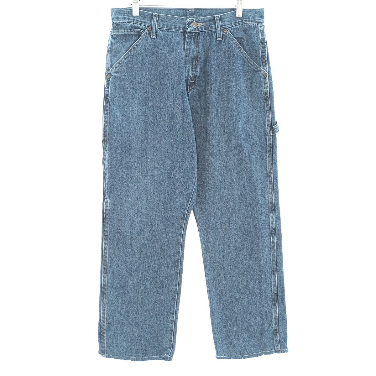 乐天商城 - 古着 ラングラー Wrangler デニムペインターパンツ メンズw32相当 /eaa402195 【中古】 【250222】 【ss2601_50】 ブルー系 春夏秋冬