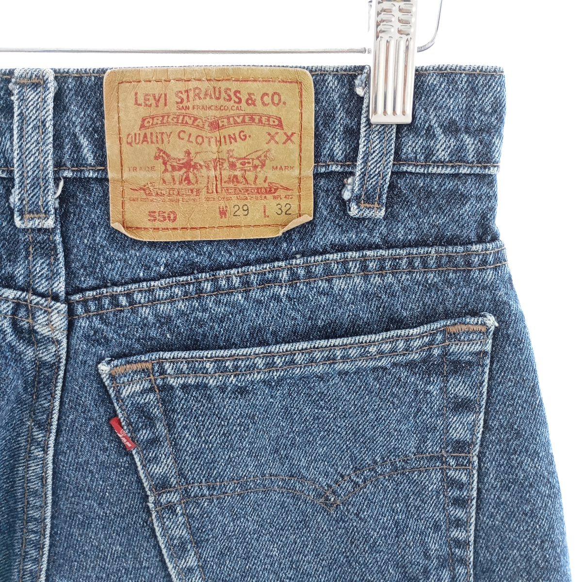 古着 80'S リーバイス Levi's 550 テーパードデニムパンツ USA製 メンズw29相当 ヴィンテージ /eaa402700 【中古】 【241021】 【SS2506_10】