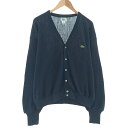 古着 80~90'S ラコステ LACOSTE IZOD アクリルニットカーディガン USA製 メンズXL相当 ヴィンテージ /eaa402835 【中古】 【...