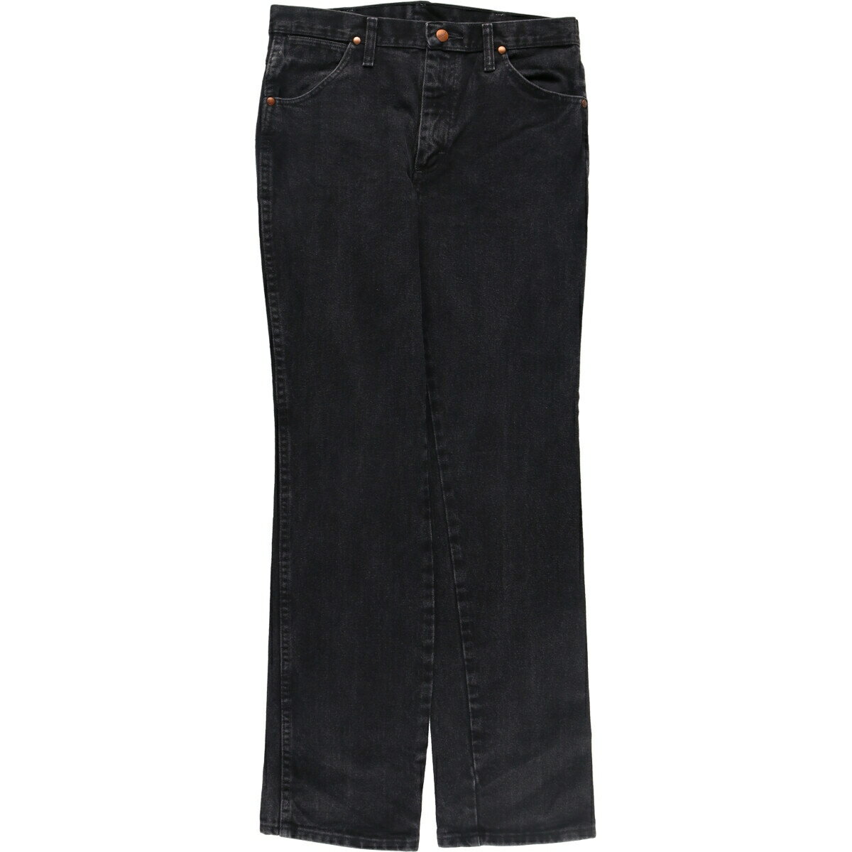 古着 90'S ラングラー Wrangler ブラックデニム ストレートデニムパンツ メンズw31相当 ヴィンテージ /eaa403387 【中古】 【241103】