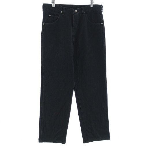 古着 90'S ラングラー Wrangler ブラックデニム ストレートデニムパンツ メンズw34相当 ヴィンテージ /eaa403860 【中古】 【250102】 古着 90'S ラングラー Wrangler ブラックデニム ストレートデニムパンツ メンズw34相当 ヴィンテージ /eaa403860 【中古】 【250102】