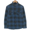古着 JACHS NEW YORK バッファローチェック 長袖 フランネルチェックシャツ メンズS相当 /eaa404323 【中古】 【250102】 【SS2506_30】