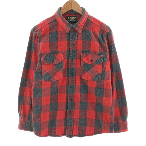 古着 オシュコシュ Osh kosh 長袖 フランネルチェックシャツ メンズL相当 /eaa404510 【中古】 【241215】 【SS2506_30】 古着 オシュコシュ Osh kosh 長袖 フランネルチェックシャツ メンズL相当 /eaa404510 【中古】 【241215】 【SS2506_30】