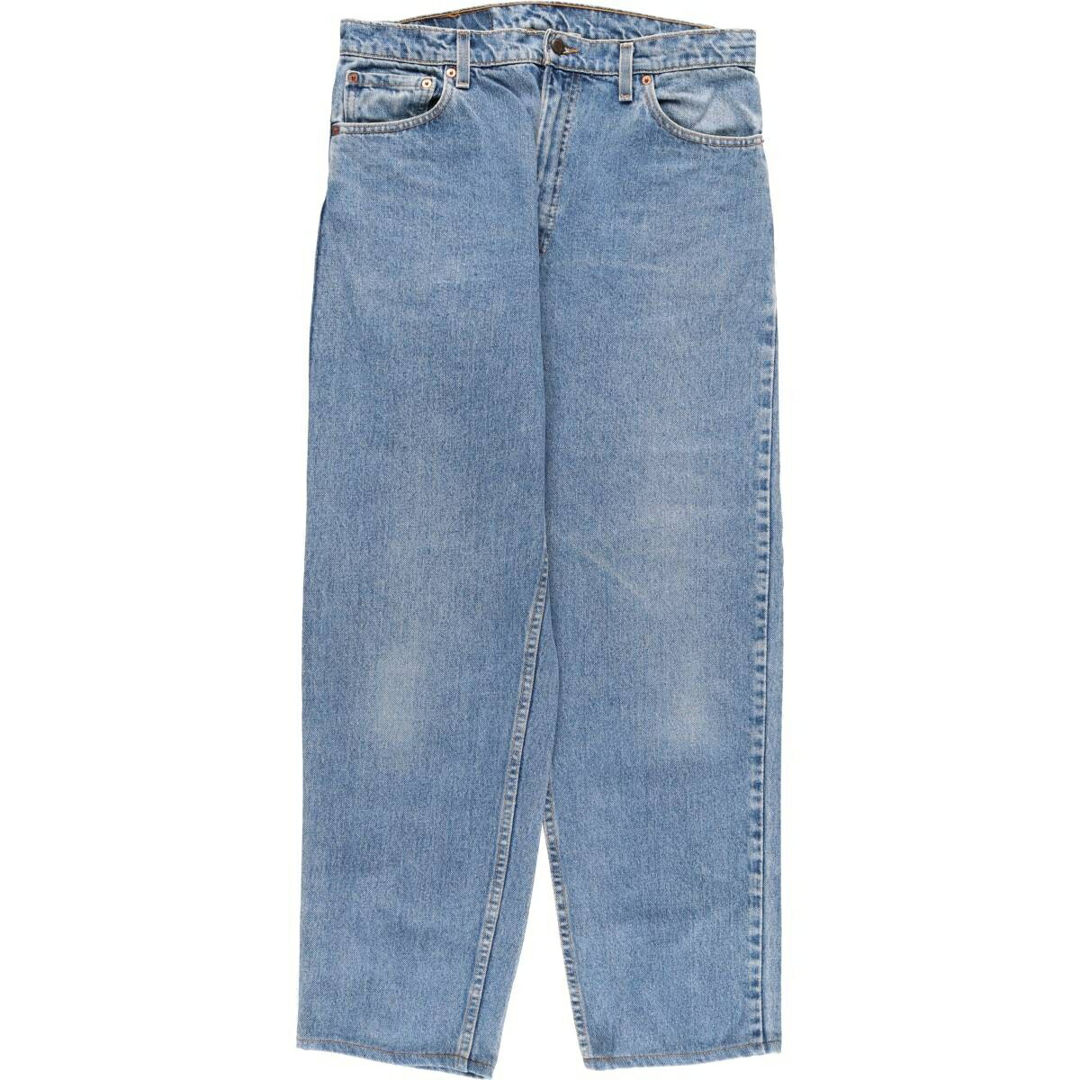 古着 リーバイス Levi's 550 RELAXED FIT TAPERED LEG テーパードデニムパンツ USA製 メンズw34相当 ヴィンテージ /eaa404706 【中古】 【250319】 【ss2601_10】 ブルー系 春夏秋冬