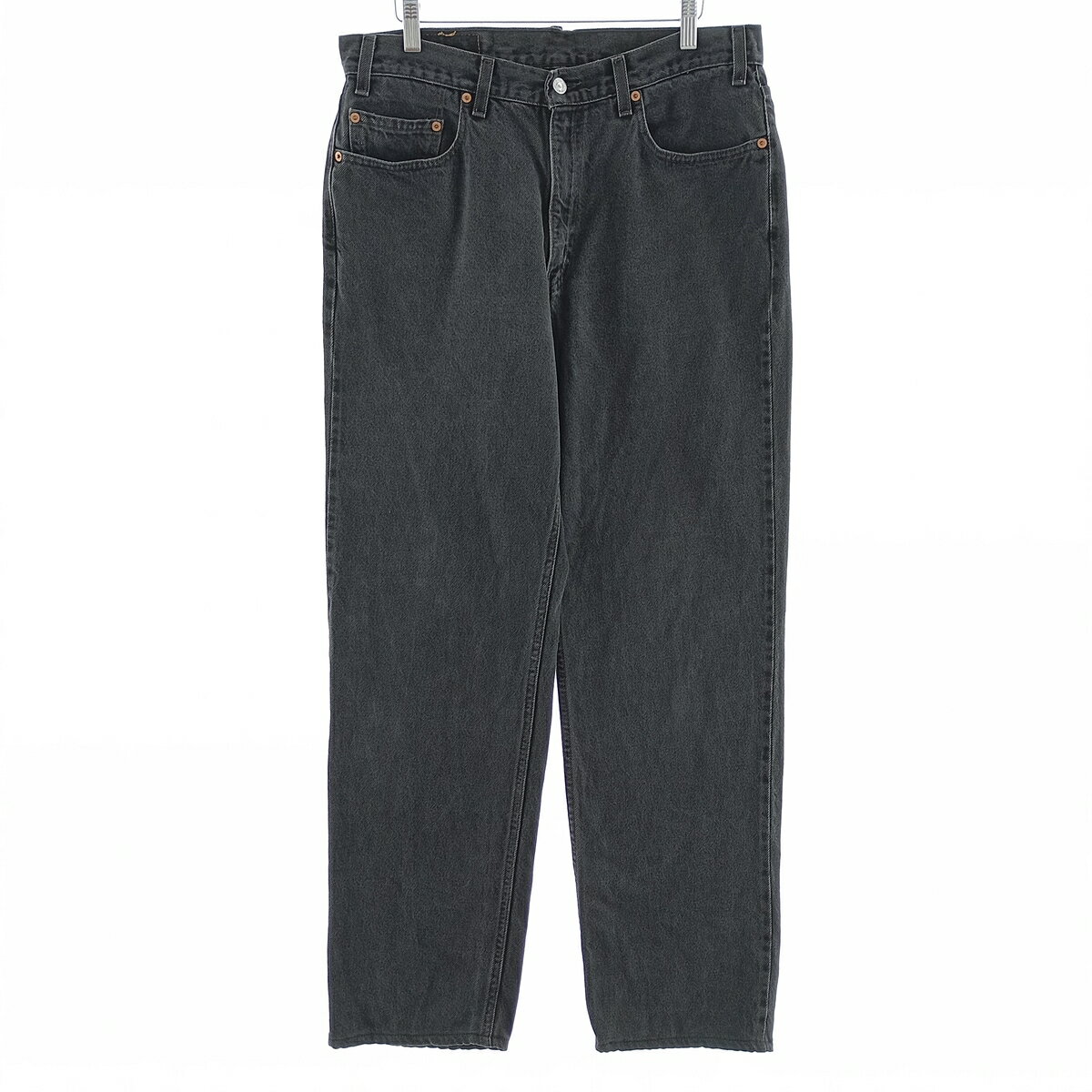 古着 00'S リーバイス Levi's 550 RELAXED FIT ブラックデニム テーパードデニムパンツ メンズw33相当 /eaa404718 【中古】 【250315】 【ss2601_50】
