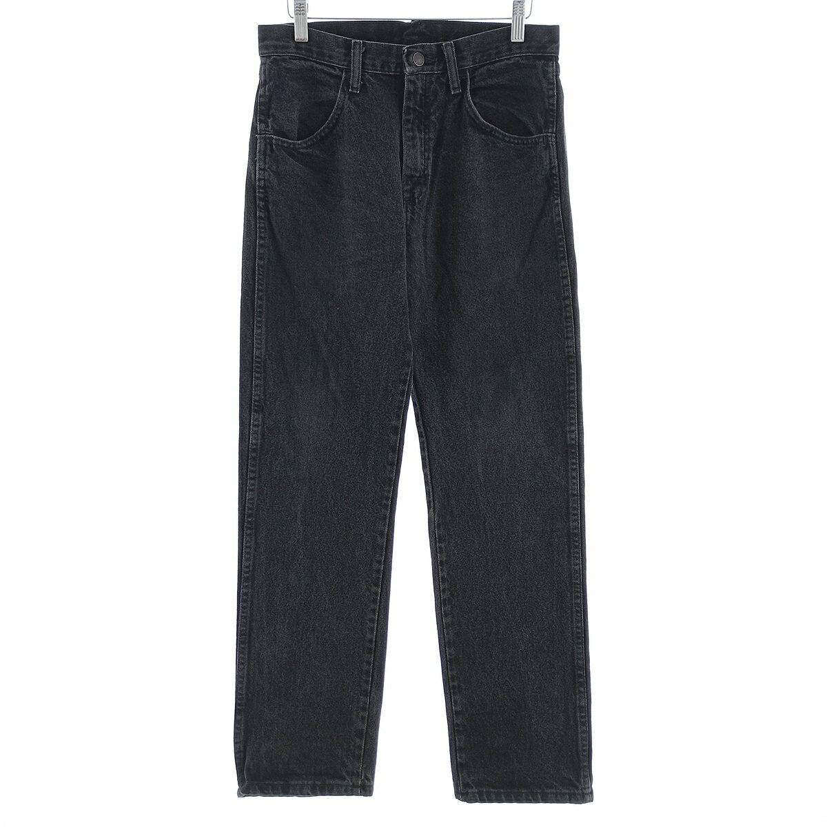 古着 ラスラー RUSTLER ブラックデニム ストレートデニムパンツ メンズw30相当 /eaa404746   