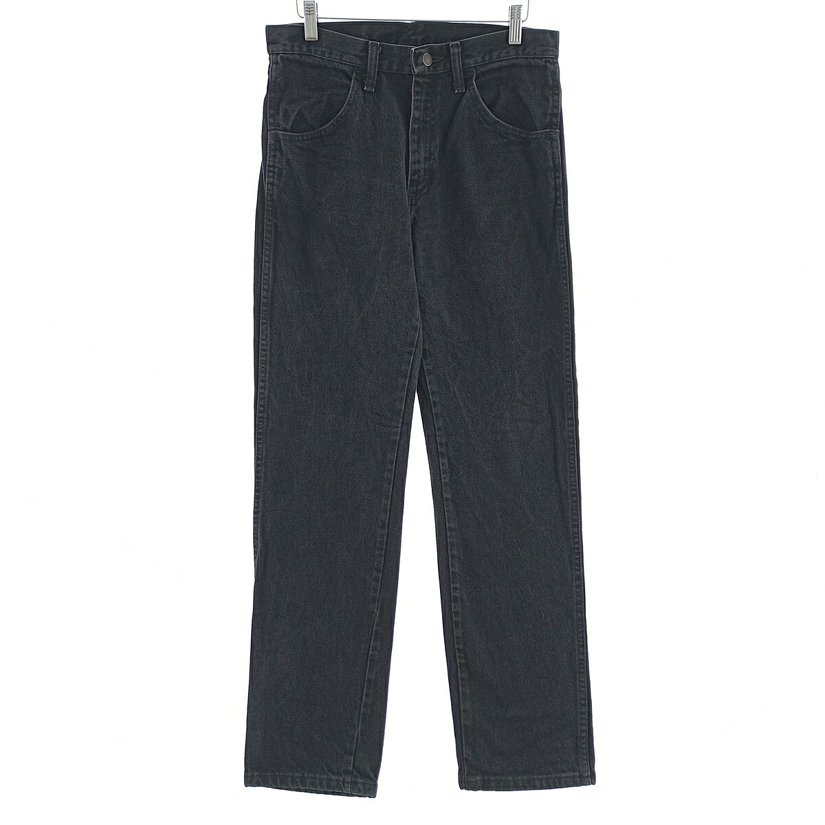 古着 ラスラー RUSTLER ブラックデニム ストレートデニムパンツ メンズw30相当 /eaa404752   【SS2606_30