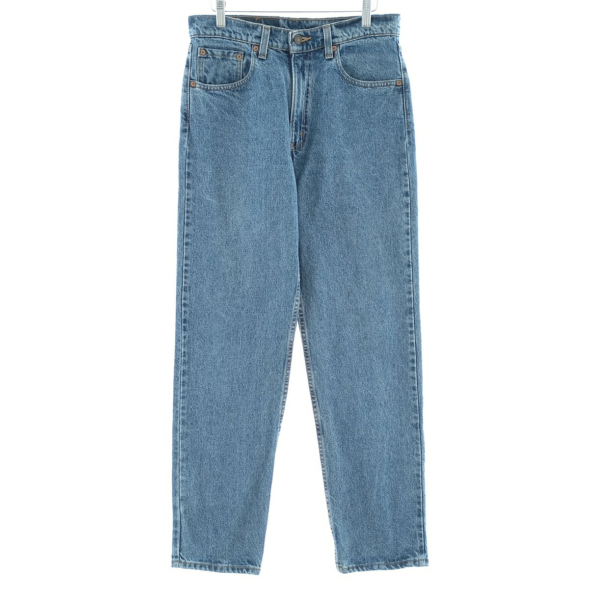 古着 90'S リーバイス Levi's 555 RELAXED FIT STRAIGHT LEG テーパードデニムパンツ USA製 メンズw31相当 ヴィンテージ /eaa404770 【中古】 【250220】 【ss2601_10】 ブルー系 春夏秋冬