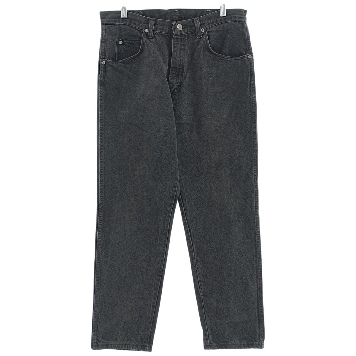 樂天商城 - 古着 80~90'S ラングラー Wrangler ブラックデニム テーパードデニムパンツ USA製 メンズw34相当 ヴィンテージ /eaa404800 【中古】 【260117】 ブラック系 春夏秋冬
