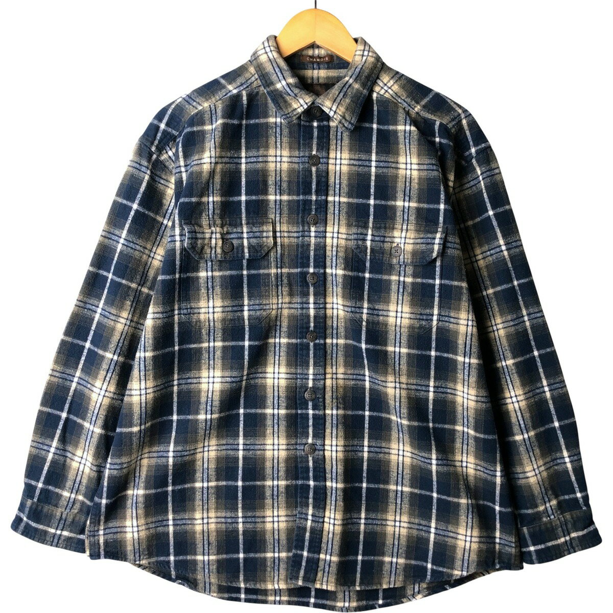 古着 WEATHERPROOF GARMENT COMPANY チェック柄 長袖 シャモアクロスシャツ メンズL相当 /eaa404886 【中古】 【251101】