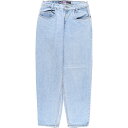 古着 90'S リーバイス Levi's SILVER TAB シルバータブ BAGGY バギー テーパードデニムパンツ USA製 レディースL(w30) ヴィンテージ /eaa405414  