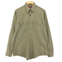 古着 70'S ディッキーズ Dickies 長袖 ワークシャツ USA製 メンズL ヴィンテージ /eaa409824  