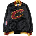 古着 スターター Starter NBA CLEVELAND CAVALIERS クリーブランドキャバリアーズ ナイロンスタジャン アワードジャケット バーシテ...