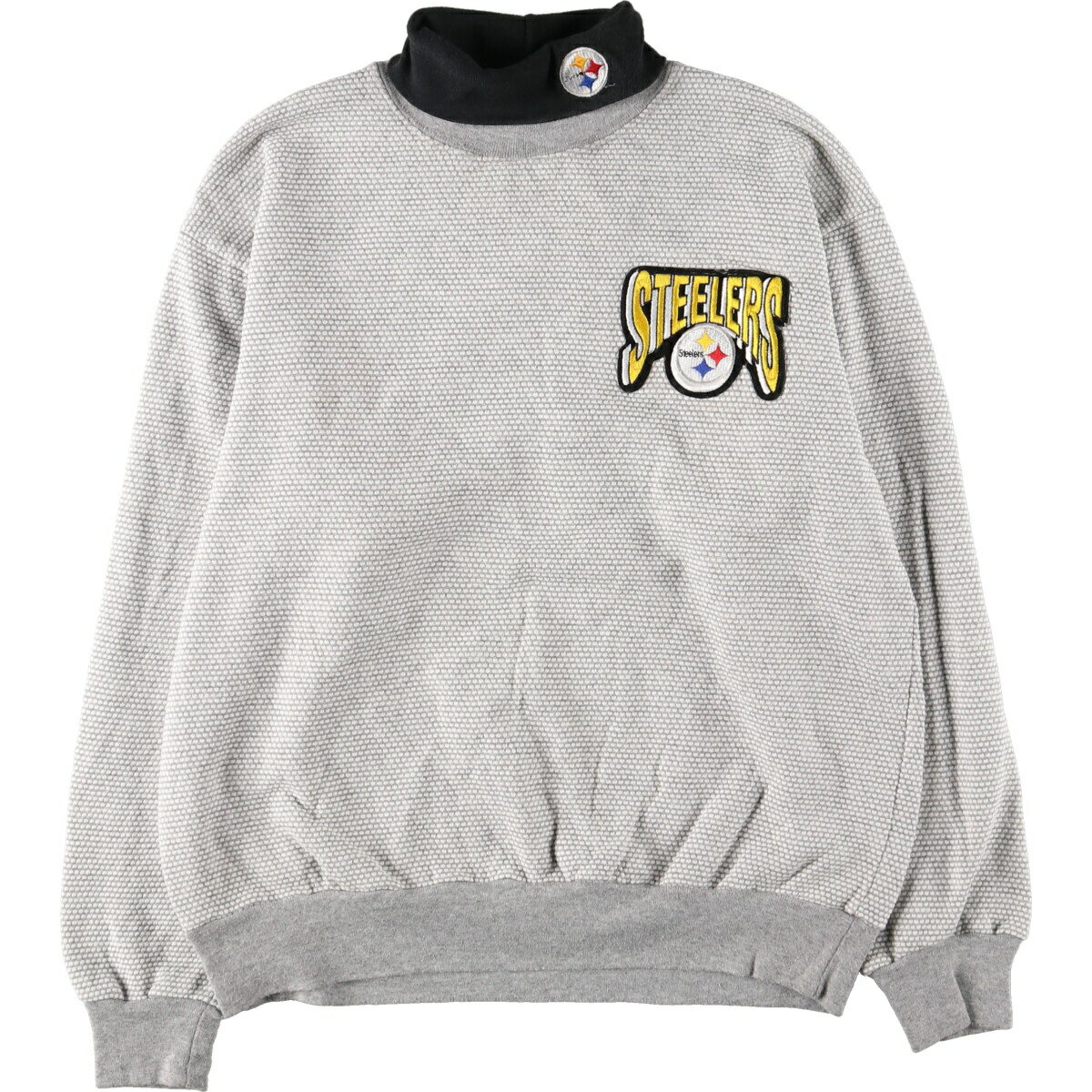 古着 90'S Majestic NFL PITTSBURGH STEELERS ピッツバーグスティーラーズ スウェットシャツ トレーナー USA製 メンズL ヴィンテージ /eaa412765 【中古】 【240126】 ss2503_50