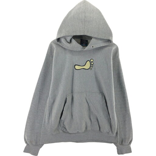 古着 90~00'S MV SPORT エムブイスポーツ The BEARFOOT BAR ベアフットバー PRO-WEAVE リバースウィーブタイプ アドバタイジング スウェットプルオーバーパーカー メンズL相当 /eaa413383 【中古】 【241221】 【SS2506_30】