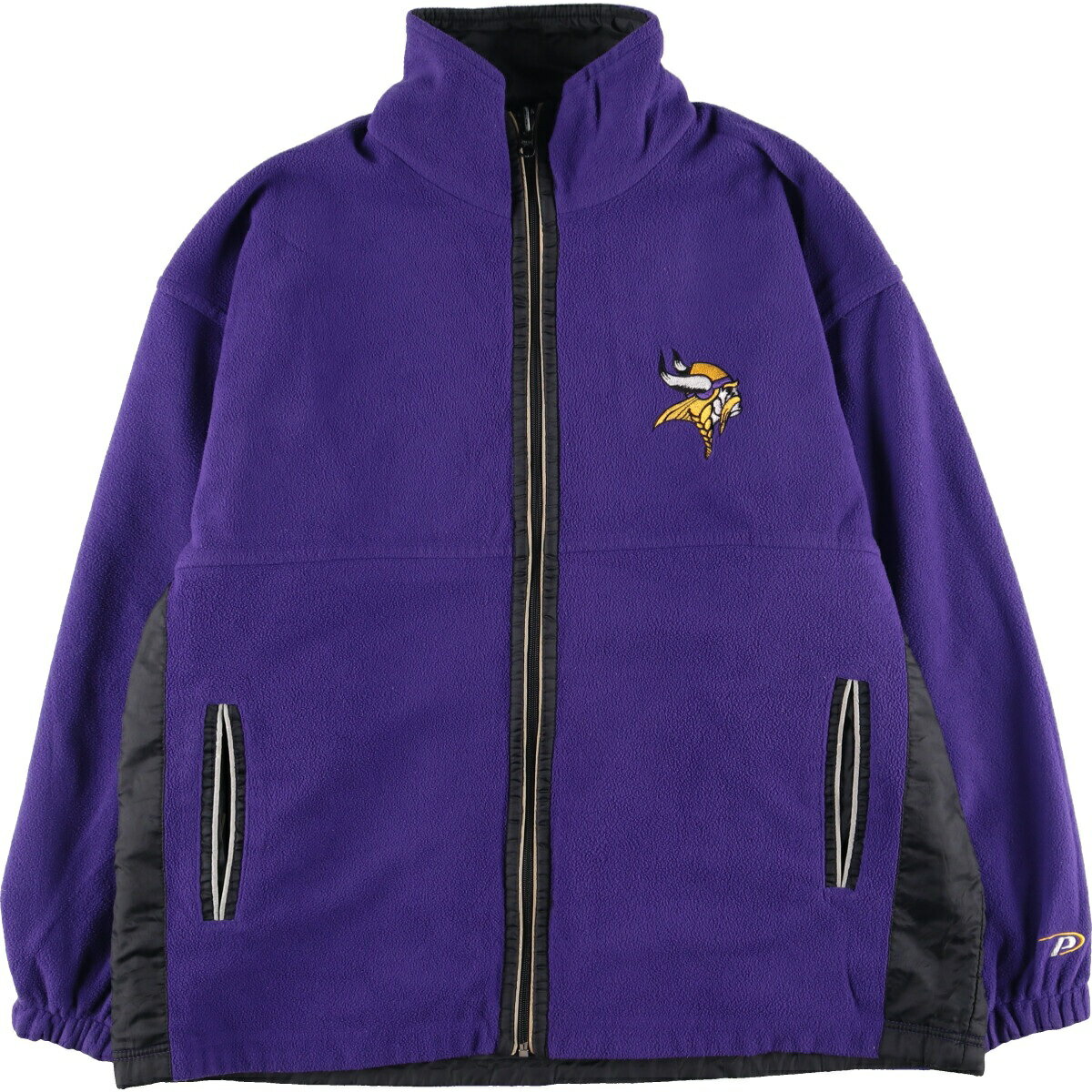 樂天商城 - 古着 Pro player NFL MINNESOTA VIKINGS ミネソタバイキングス リバーシブル ナイロンxフリースジャケット メンズL相当 /eaa414857 【中古】 【251120】 【SS2606_30