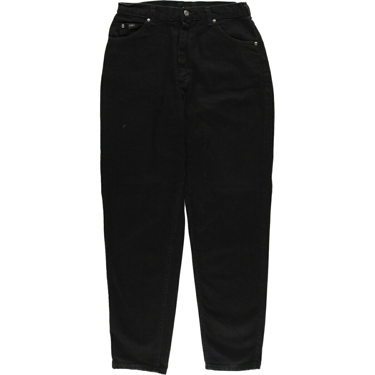古着 90'S リー Lee ブラックデニム テーパードデニムパンツ USA製 レディースL(w30) ヴィンテージ /eaa415099 【中古】 【240204】【エルル】 ss2503_50