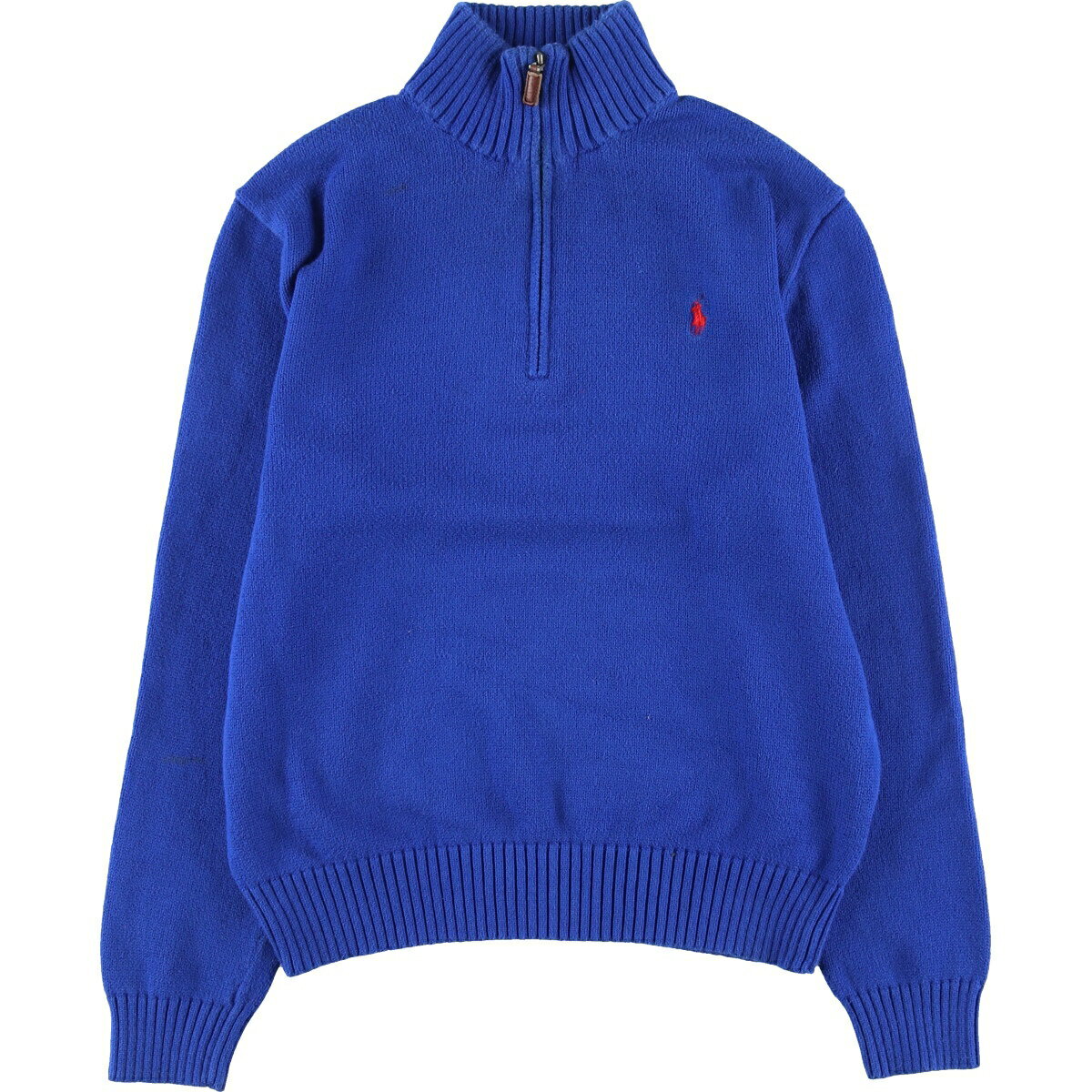 古着 ラルフローレン Ralph Lauren POLO RALPH LAUREN コットンニットハーフジップセーター メンズM /eaa416203 【中古】 【240209】
