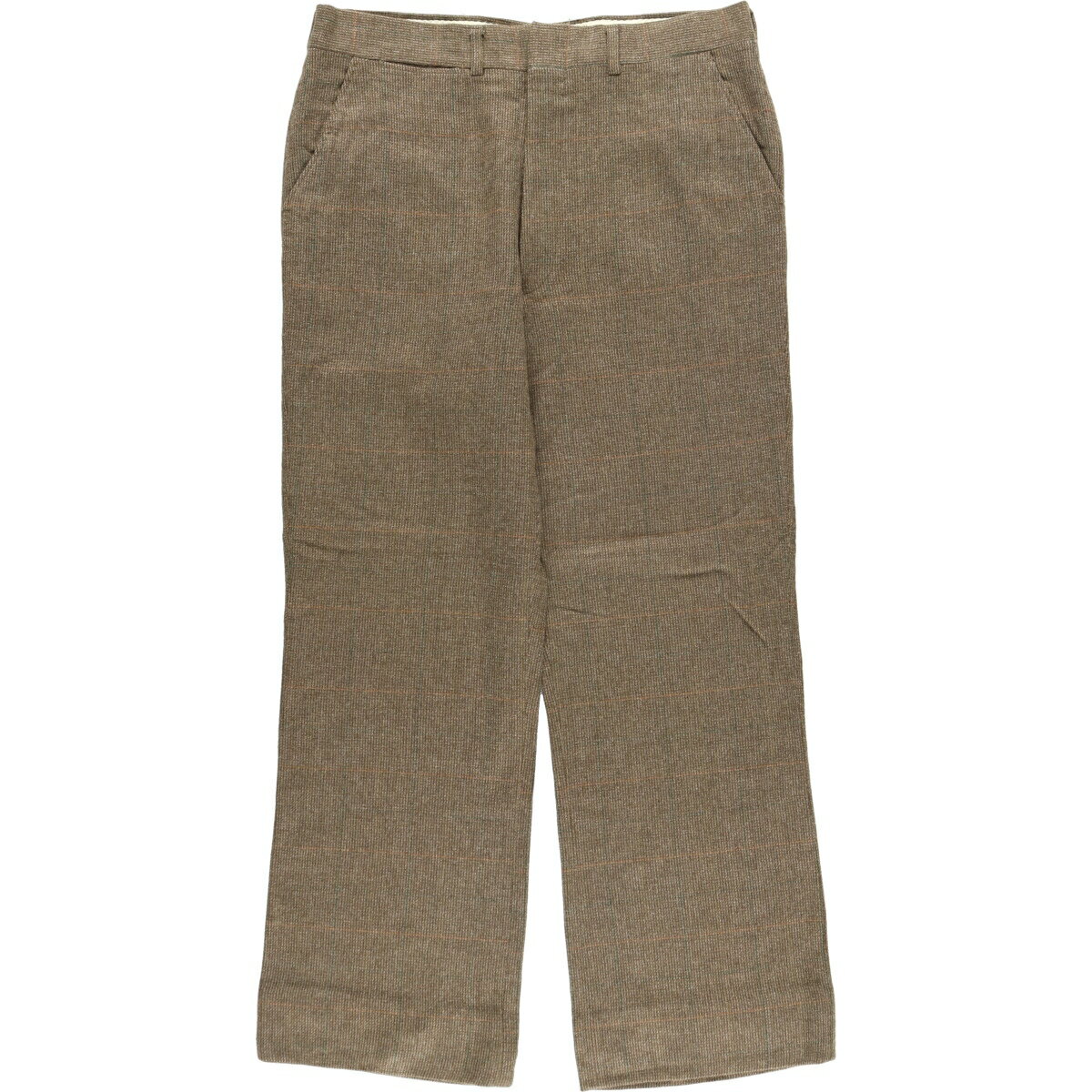 古着 70~80'S CRICKETEER チェック柄 スラックスパンツ メンズw34相当 ヴィンテージ /eaa416360 【中古】 【240906】 【SS2509_30】(4)