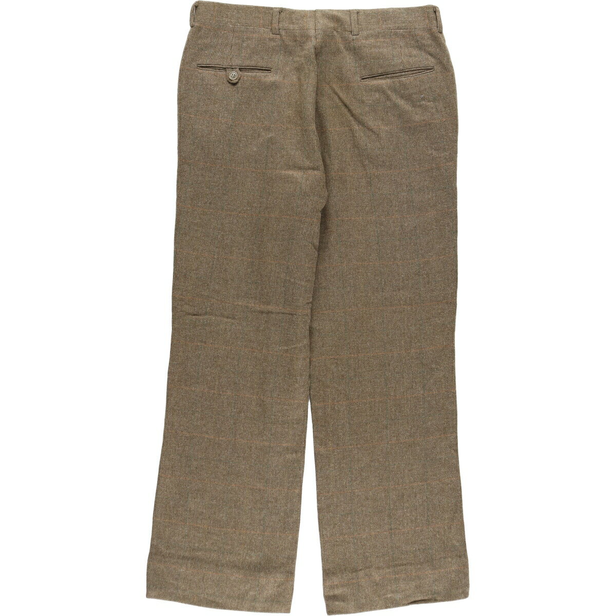 古着 70~80'S CRICKETEER チェック柄 スラックスパンツ メンズw34相当 ヴィンテージ /eaa416360 【中古】 【240906】 ss2503_30