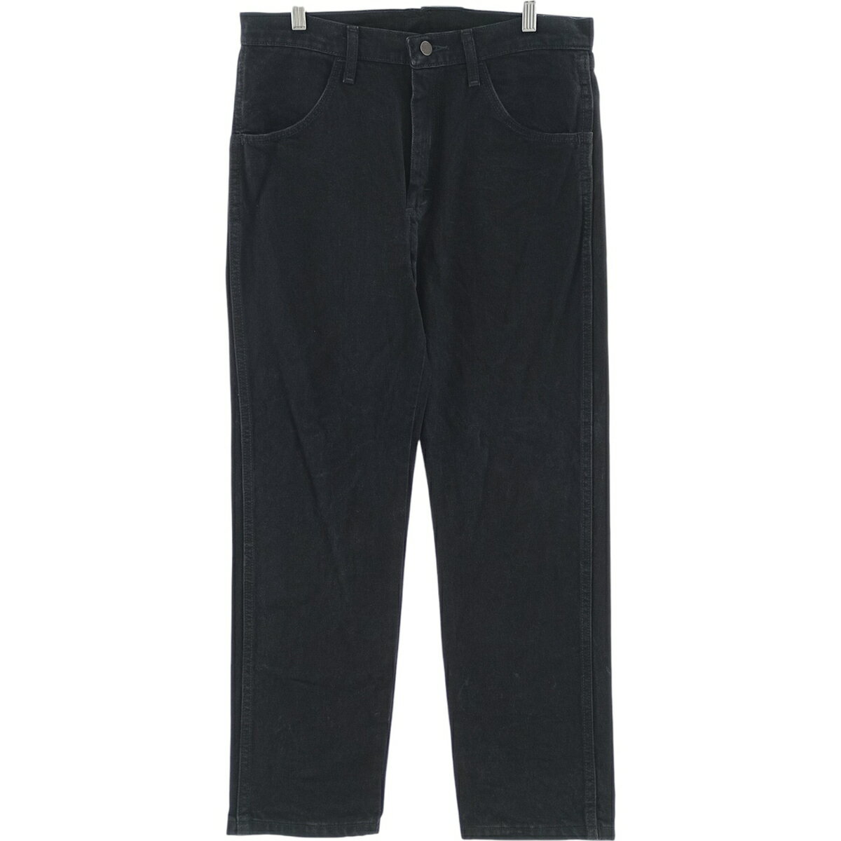 古着 ラスラー RUSTLER ブラックデニム ストレートデニムパンツ メンズw33相当 /eaa417075   【SS2606_30