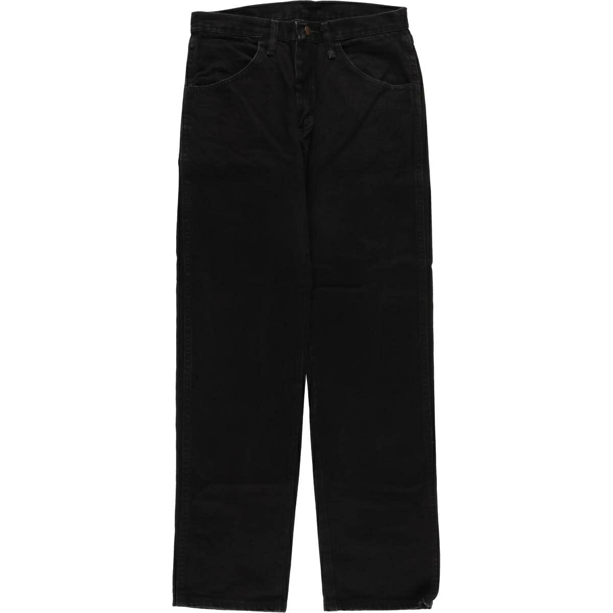 古着 ラスラー RUSTLER ブラックデニム ストレートデニムパンツ メンズw30相当 /eaa417180   