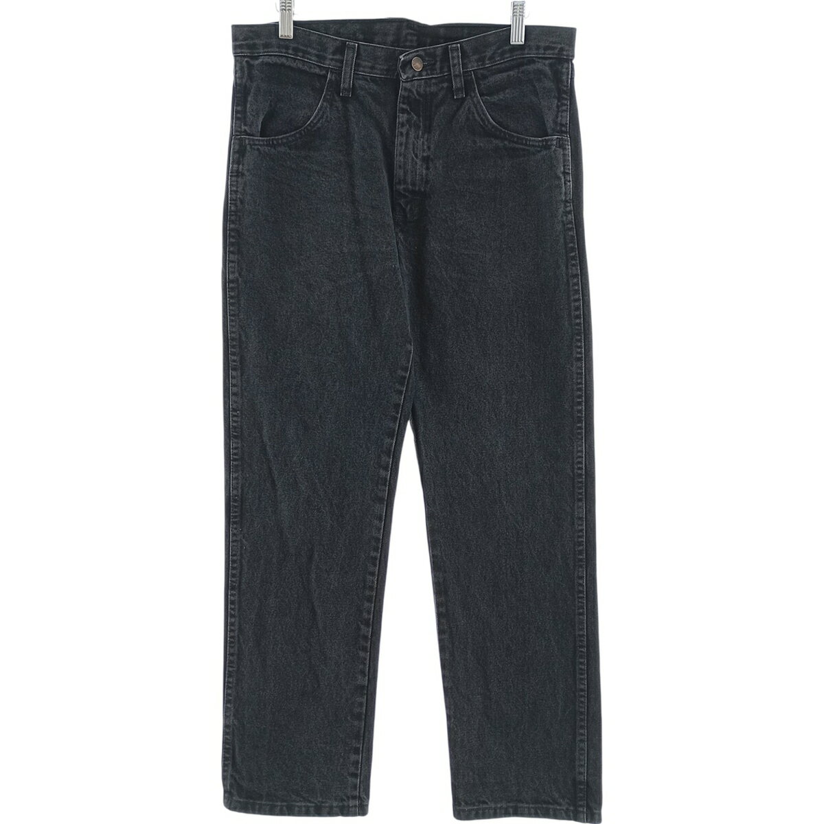 古着 ラスラー RUSTLER ブラックデニム ストレートデニムパンツ メンズw33相当 /eaa417199   【SS2606_30