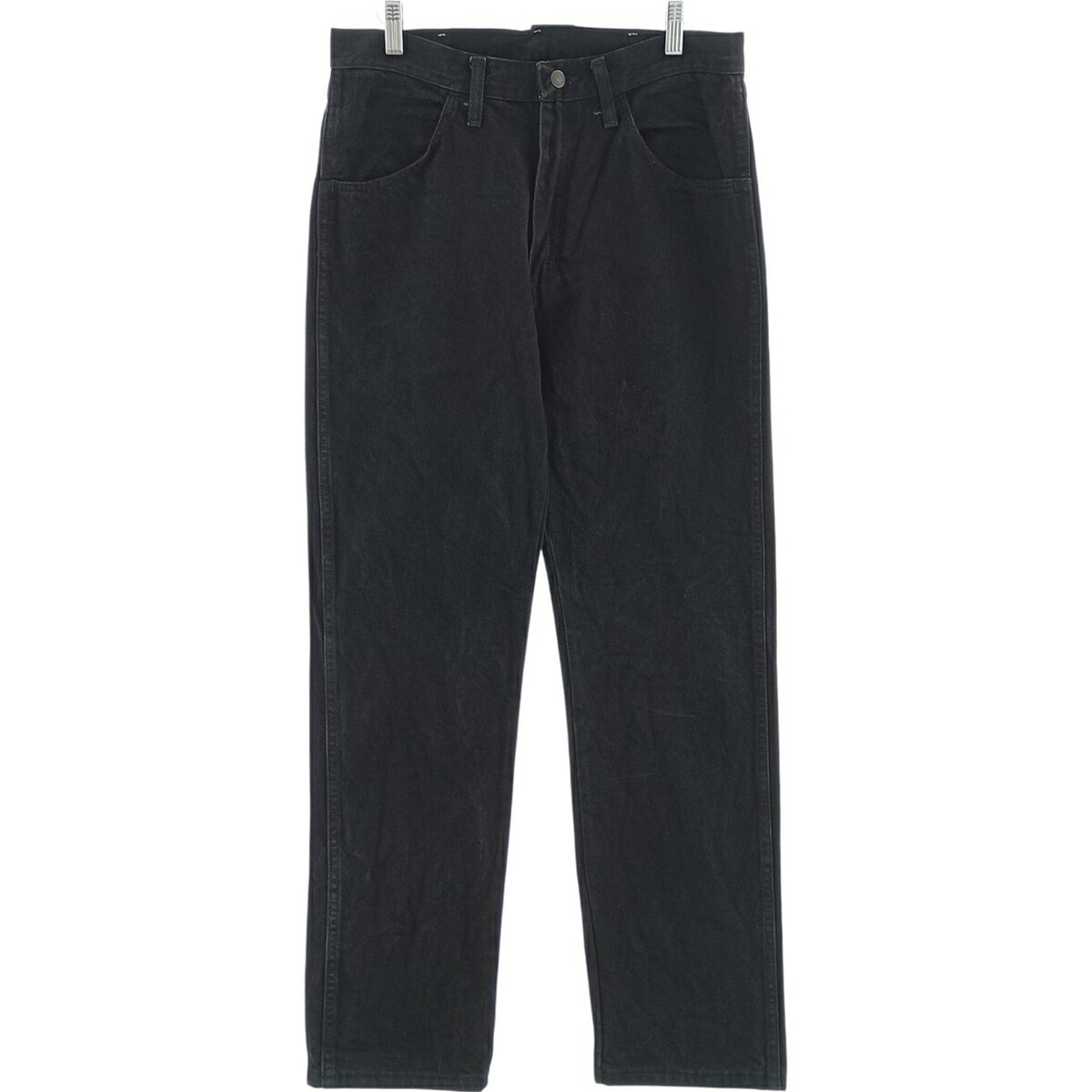 樂天商城 - 古着 ラスラー RUSTLER ブラックデニム ストレートデニムパンツ メンズw32相当 /eaa417203 【中古】 【260110】 【SS2606_10】